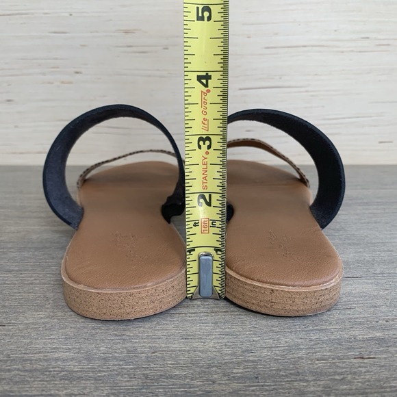 Universal Thread Torri Women's Sz 6 Animal Print Double Band Slide Flat Sandals - Picture 4 of 14